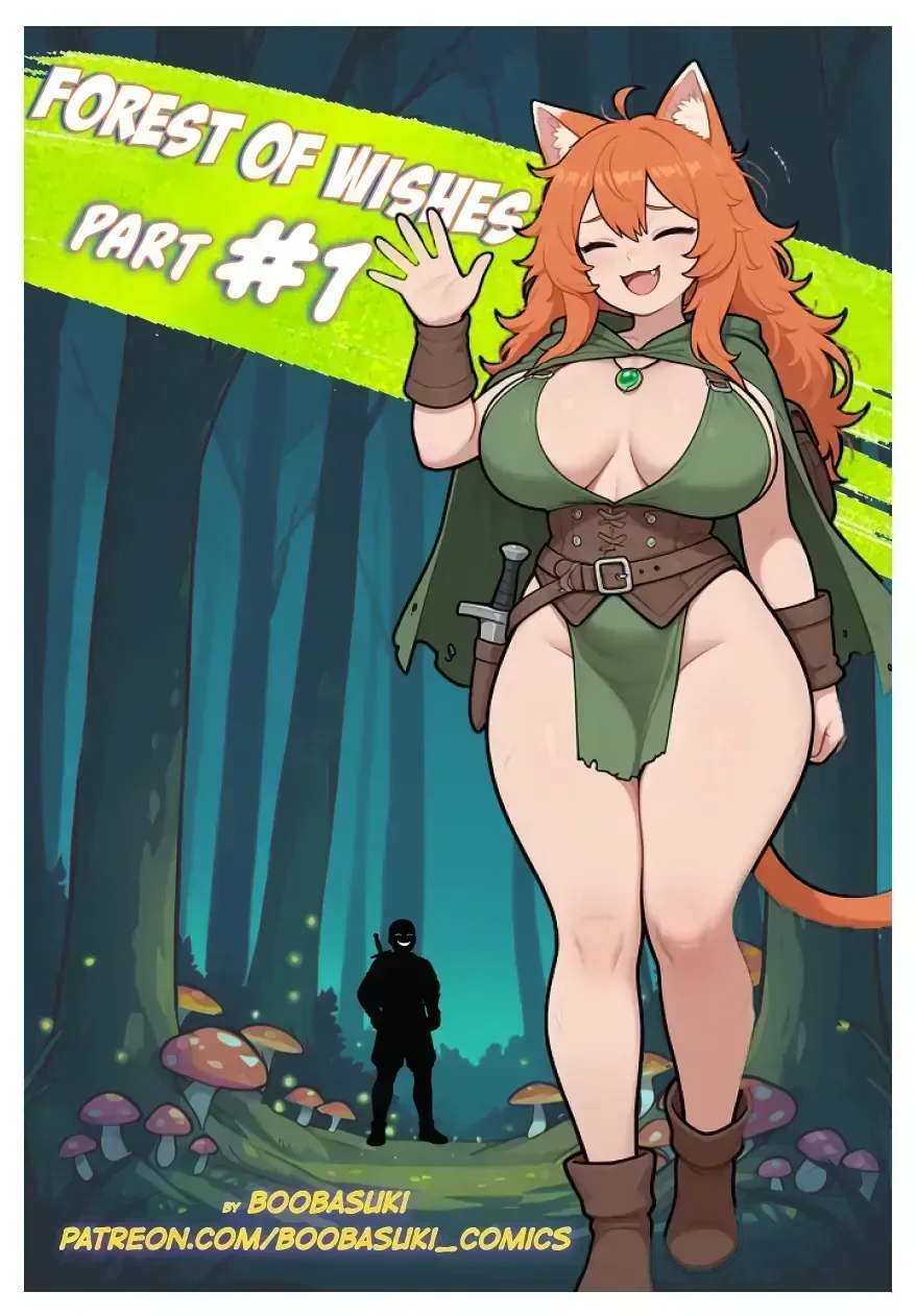 NSFW comic scene from Forest of Wishes